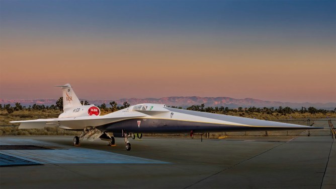 NASA and Lockheed’s Quiet Supersonic X-59 Jet Finally Rolls Out