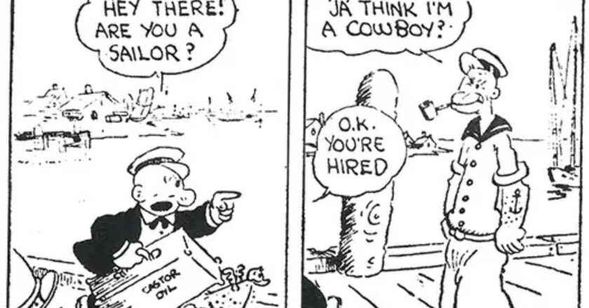 Popeye and Tintin are Now in the Public Domain