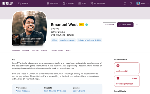 HUSSLUP, an LinkedIn alternative for the entertainment industry, launches its web app beta version.